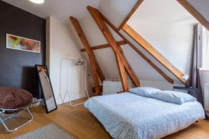 En eller flere senge i et værelse på Saint -Louis 3 -centre ville-studette