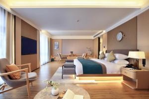 Area soggiorno di 桂林桂花树下酒店 Guilin Osmanthus Tree Resort