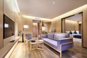 Area soggiorno di 桂林桂花树下酒店 Guilin Osmanthus Tree Resort