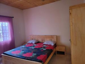 Ένα ή περισσότερα κρεβάτια σε δωμάτιο στο Touray holiday rental