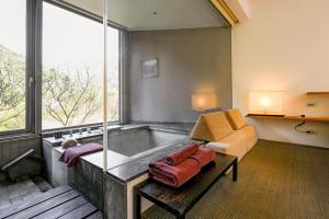 Istumisnurk majutusasutuses CHECK inn Select Taipei Yamgmingshan