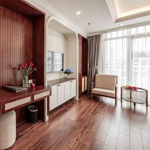 Istumisnurk majutusasutuses Lestar Hotel Hanoi
