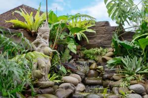 Zahrada ubytování Junna House Ubud by Prasi