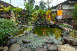 Zahrada ubytování Junna House Ubud by Prasi