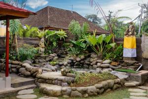 Zahrada ubytování Junna House Ubud by Prasi