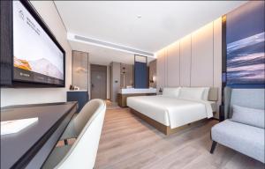 Posezení v ubytování Atour Hotel Dongguan Xiping Xindi Center