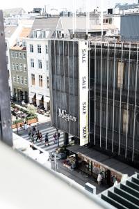 Nespecifikovaný výhled na destinaci Kodaň nebo výhled na město při pohledu z hotelu