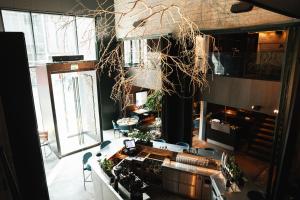 Kuchyň nebo kuchyňský kout v ubytování Boutique Hotel Herman K
