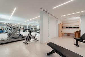Fitness centrum a/nebo fitness zařízení v ubytování Croco Mykonos