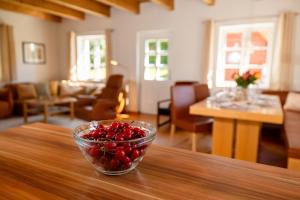 Χώρος καθιστικού στο Ferienhaus Preetz 1A - Idylle unter Reet +76 φωτογραφίες