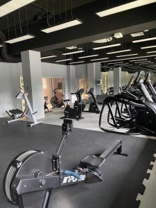 Fitnesscentret og/eller fitnessfaciliteterne på Apartament Kołobrzeski Relax