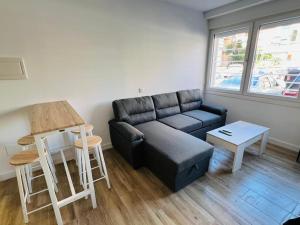 Χώρος καθιστικού στο Loft Snoopy con Netflix y wifi