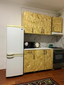 Eldhús eða eldhúskrókur á Bozui Hostel