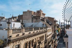 Nespecifikovaný výhled na destinaci Sevilla nebo výhled na město při pohledu z apartmánu