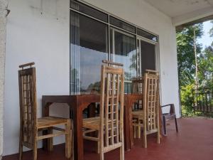 Balkón nebo terasa v ubytování Baagie Homestay
