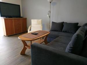 Μια τηλεόραση ή/και κέντρο ψυχαγωγίας στο Przytulny domek w Nadolu, blisko Dębki i Białogóra