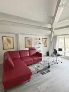 Posezení v ubytování Brauhaus Suite 16