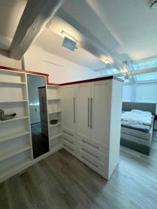 Postel nebo postele na pokoji v ubytování Brauhaus Suite 16