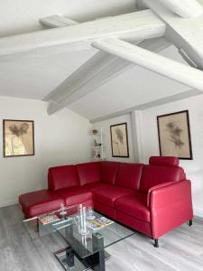 Posezení v ubytování Brauhaus Suite 16