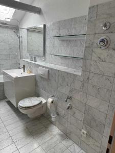 Koupelna v ubytování Brauhaus Suite 16
