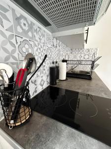 Dapur atau dapur kecil di Edera +6 gambar