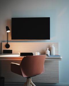 TV a/nebo společenská místnost v ubytování Quality Hotel Arlanda XPO