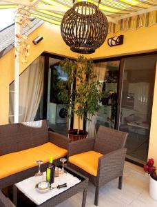 Χώρος καθιστικού στο Синьо лято