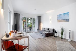 Χώρος καθιστικού στο Wohnung Morgenrot