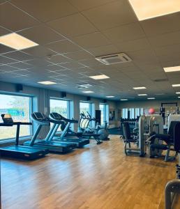 Fitness centrum a/nebo fitness zařízení v ubytování Quality Hotel Arlanda XPO