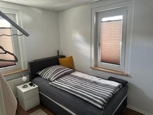 Postel nebo postele na pokoji v ubytování Haus 4 am Schloß