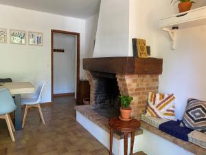 Posezení v ubytování Maison landaise au cœur de Moliets + 14 fotografií