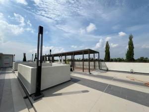 a skate park with a pavilion on top of it at Fify Homestay in Putrajaya +2 photos