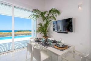 Μια τηλεόραση ή/και κέντρο ψυχαγωγίας στο Villa Seashore