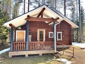 Bygningen som feriehuset ligger i