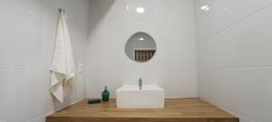 Koupelna v ubytování La Casa de Mari + 12 fotografií