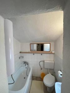 Koupelna v ubytování Studio apartman Tisa, Ćunski, Lošinj