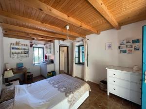 Postel nebo postele na pokoji v ubytování Studio apartman Tisa, Ćunski, Lošinj