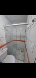 Koupelna v ubytování Quarto Casal com Ar no Centro