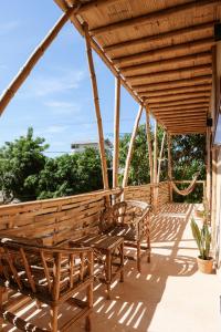 Balkón nebo terasa v ubytování Bambú Corner - Casa Consciente