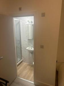 Bilik mandi di Cosy studio flat in Teddington +7 gambar
