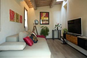 Sjónvarps- og/eða afþreyingartæki á Porta Romana a 2km Il Nido romantico a Siena