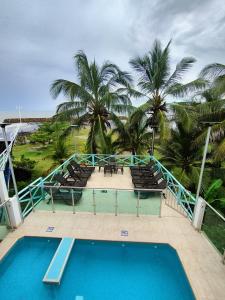 Bazén v ubytování Hotel San Andres Arboletes nebo v jeho okolí