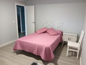 Postel nebo postele na pokoji v ubytování Casa Alcabre (Samil)