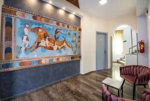 Posezení v ubytování Labyrinth Hotel