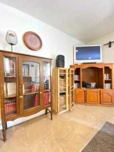 TV a/nebo společenská místnost v ubytování Hostal Font´s