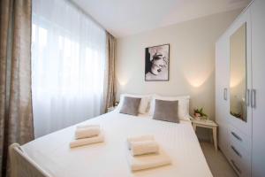 Postel nebo postele na pokoji v ubytování A-more accommodation