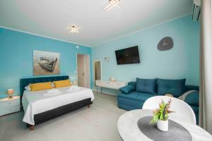 Postel nebo postele na pokoji v ubytování A-more accommodation