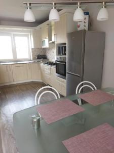 Kuchyňa alebo kuchynka v ubytovaní Apartmán Pavlík