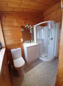 Koupelna v ubytování Redwood Hub