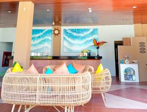 Istumisnurk majutusasutuses Smile Samui Chaweng Beach Front Resort